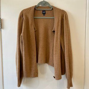 Gap CashSoft Puff Sleeve Cardigan